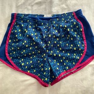 Patterned Athletic Shorts